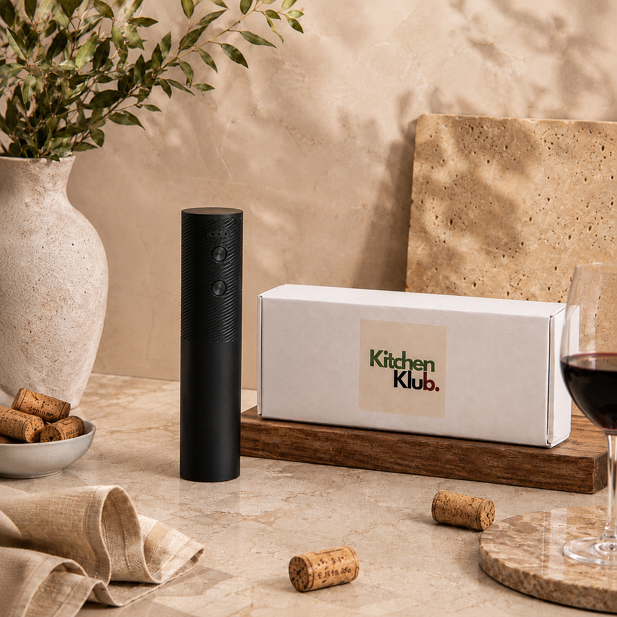KitchenKlub AutoTwist (Electric Wine Bottle Opener)
