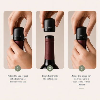 KitchenKlub Airlock (Wine Bottle Preserver)